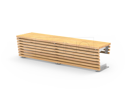 Banquette publique inox Flash Mobilier urbain banquettes design