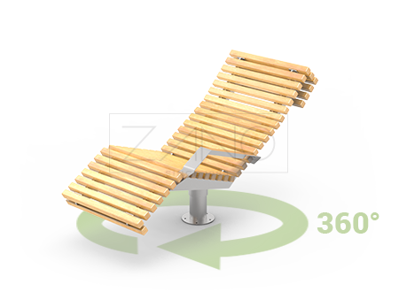 Chaise longue urbain pivotante 02.525.1 chaise-longue-urbain-pivotante1b