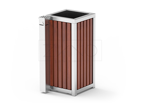 poubelle extérieur avec cendrier Altus cendrier corbeille inox
