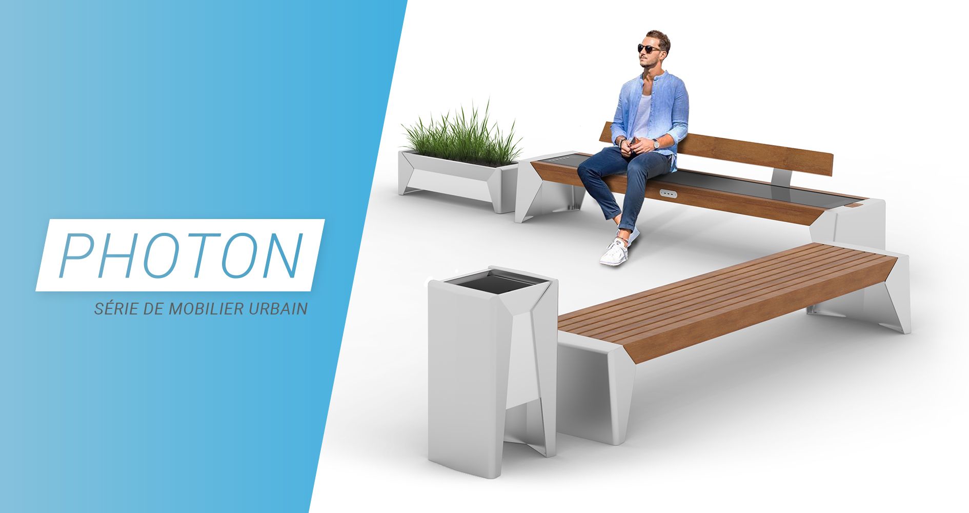 Photon - série de mobilier urbain Photon - série de mobilier urbain