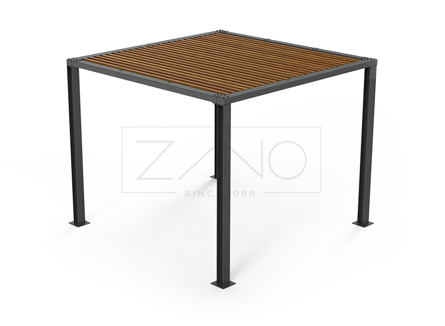 Pergola 3 x 3 m 22.001.1 | acier au carbone