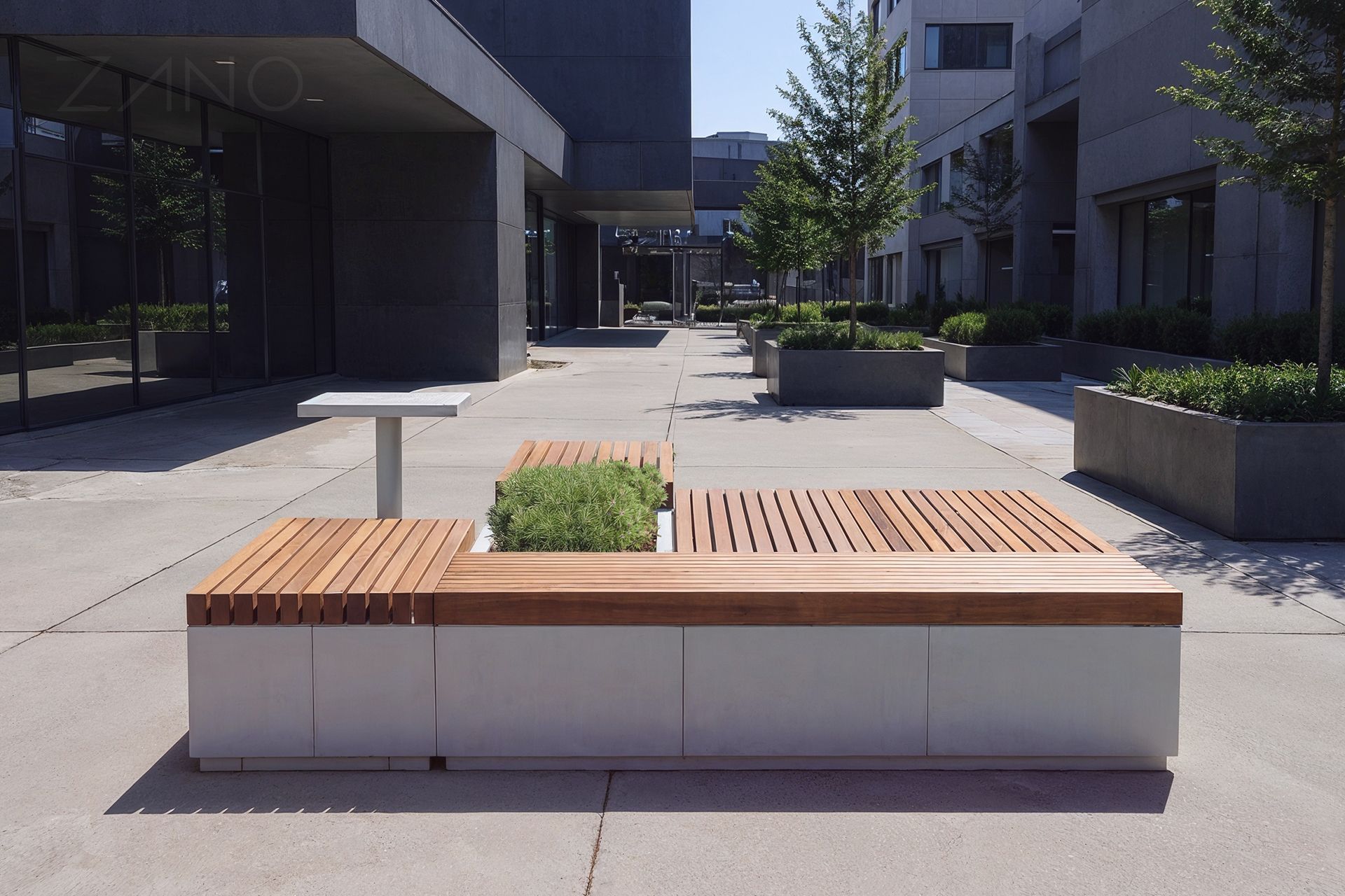 Quadro - bancs urbains de ZANO mobilier urbain