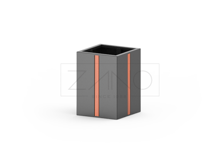 Jardinière Agawa en acier noir | ZANO Mobilier urbain Jardinière Agawa en acier noir | ZANO Mobilier urbain