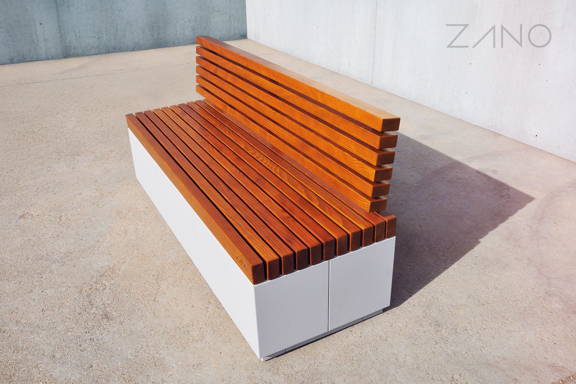 Quadro - banc urbain avec dossier