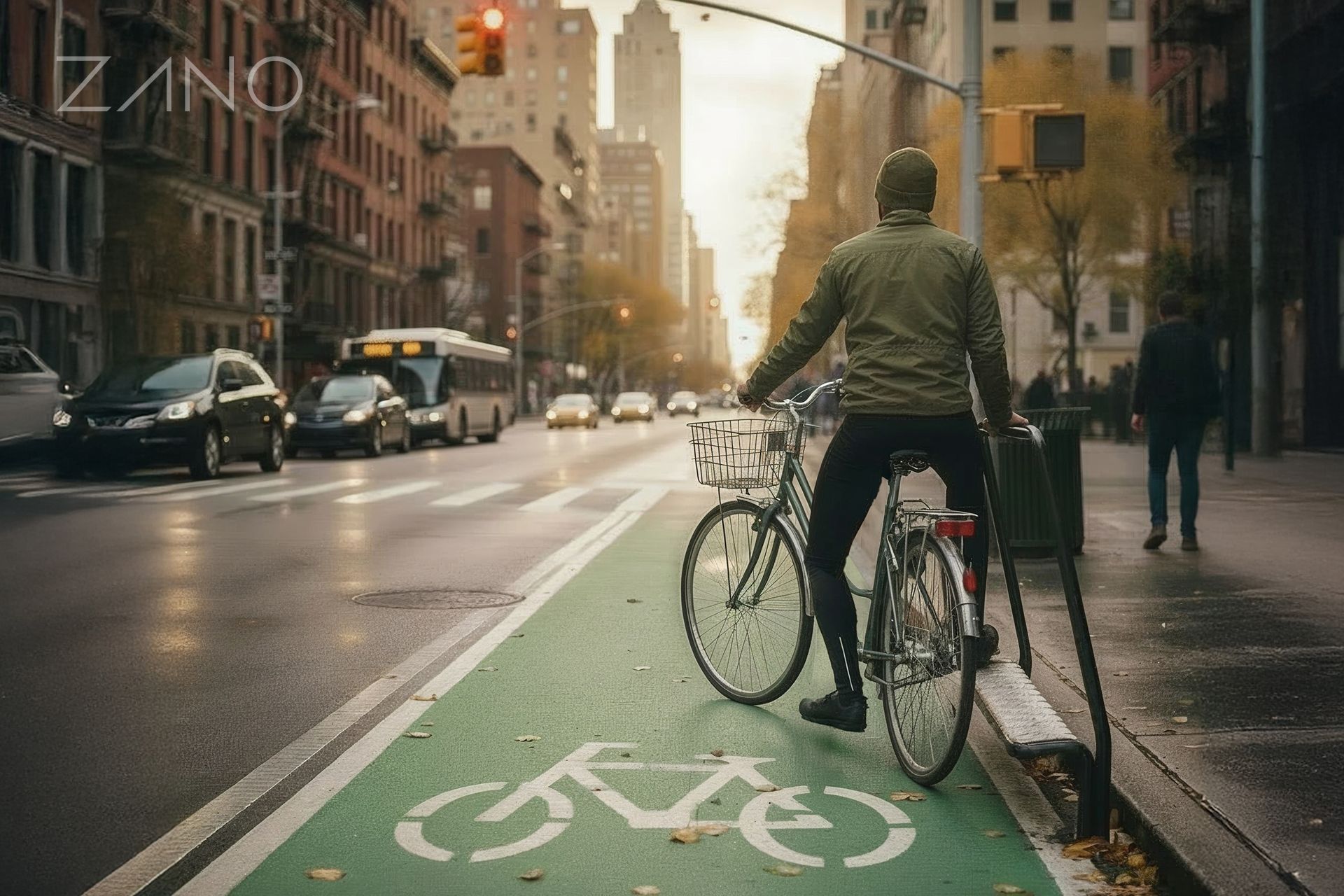 Aide à la traversée de la rue à vélo Soutien aux cyclistes