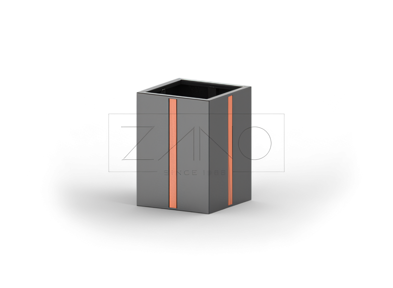 Jardinière Agawa en acier noir | ZANO Mobilier urbain Jardinière Agawa en acier noir | ZANO Mobilier urbain