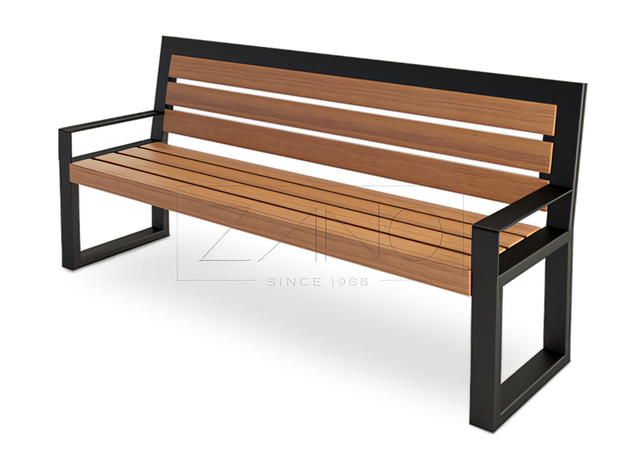 banc métallique extérieur Banc pour collectivités