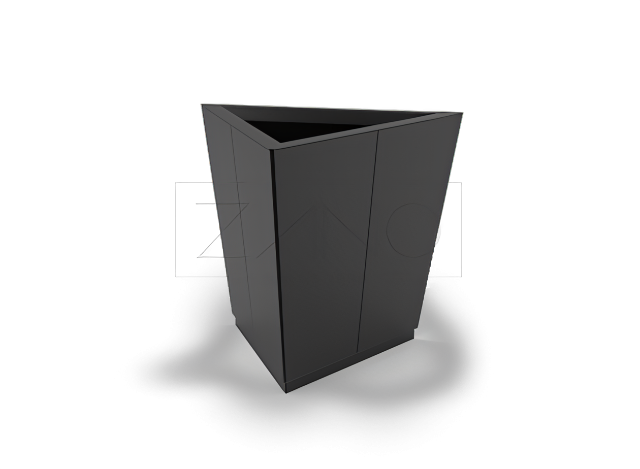 Jardinière IVO en acier noir L | ZANO Mobilier urbain Jardinière IVO en acier noir L | ZANO Mobilier urbain