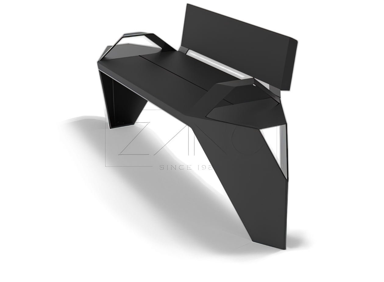 Banc IVO avec dossier | ZANO Mobilier urbain Banc IVO avec dossier | ZANO Mobilier urbain