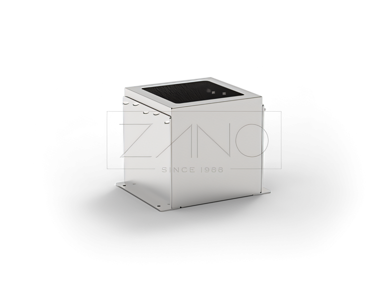 Jardini&egrave;re Domino en acier inoxydable | ZANO Mobilier urbain