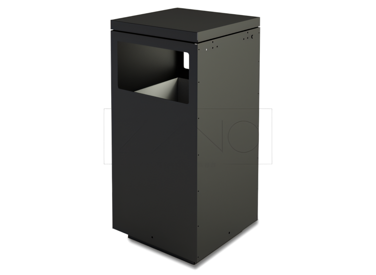 poubelle de voirie Mimesis fournisseur corbeille publique acier