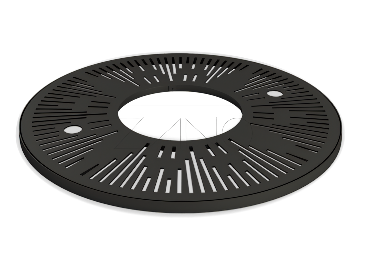 grille d'arbre d&eacute;coupe laser