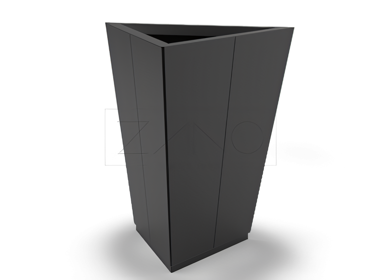 Jardinière IVO en acier noir | ZANO Mobilier urbain Jardinière IVO en acier noir | ZANO Mobilier urbain