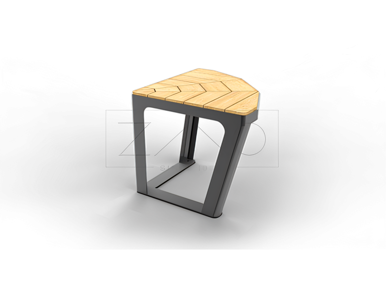 Siège Scandik 90° 02.146.1 Siège Scandik 90° en acier noir