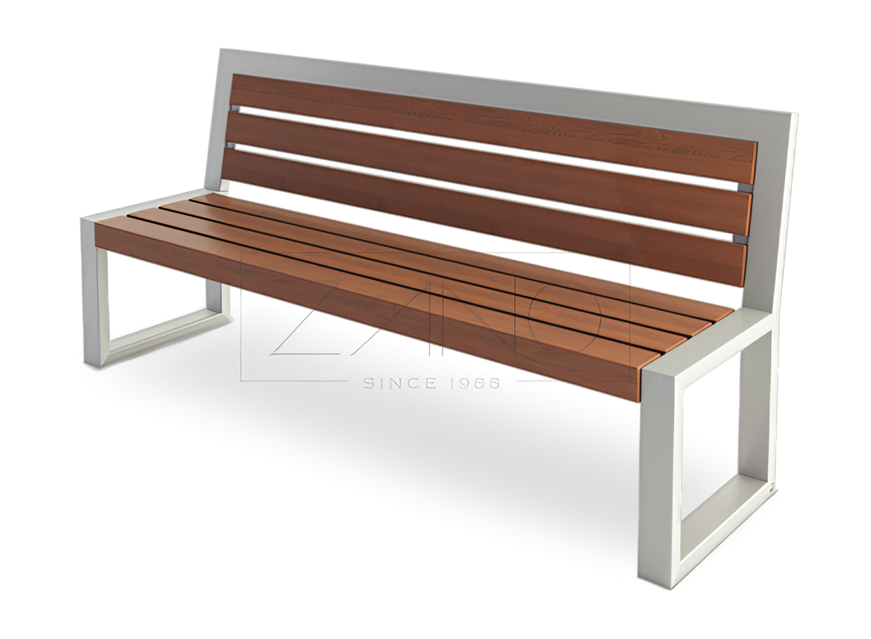 Mobilier urbain banc public