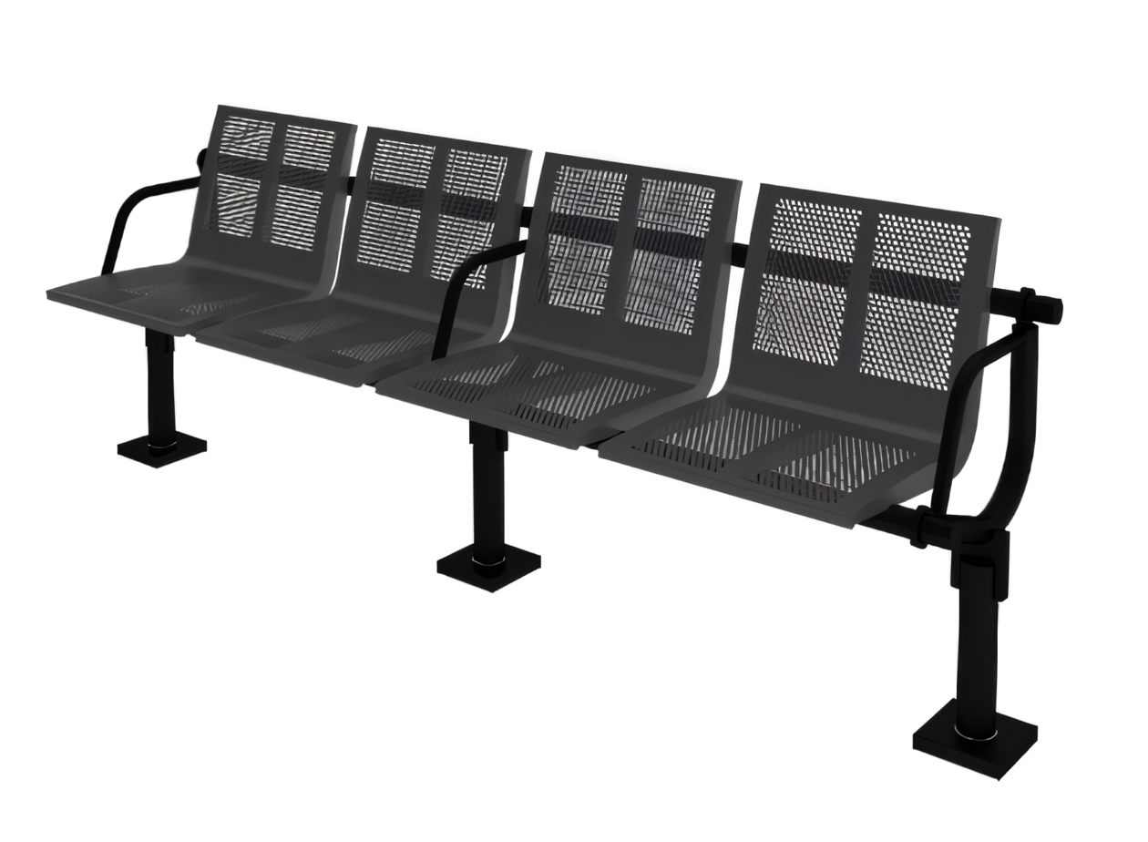 banc de rue Quatro banc pour les lieux d'attente