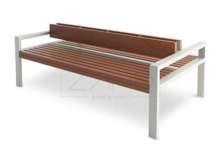 Mobilier urbain banc public