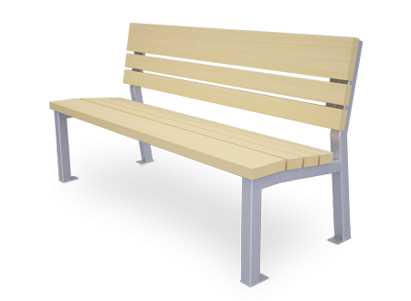 Banc urbain classique