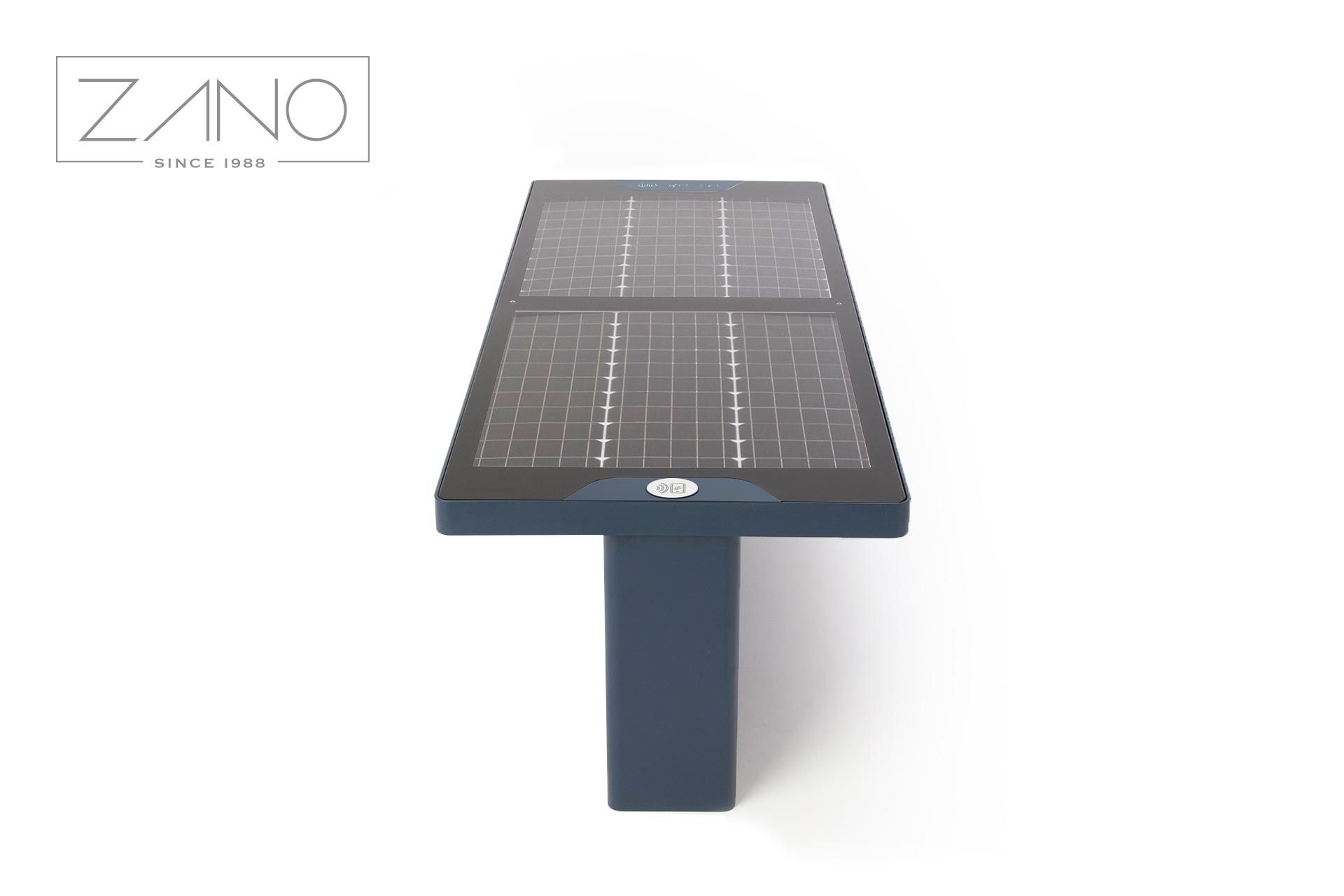 Banc solaire Scandik fabriqué par ZANO Mobilier Urbain
