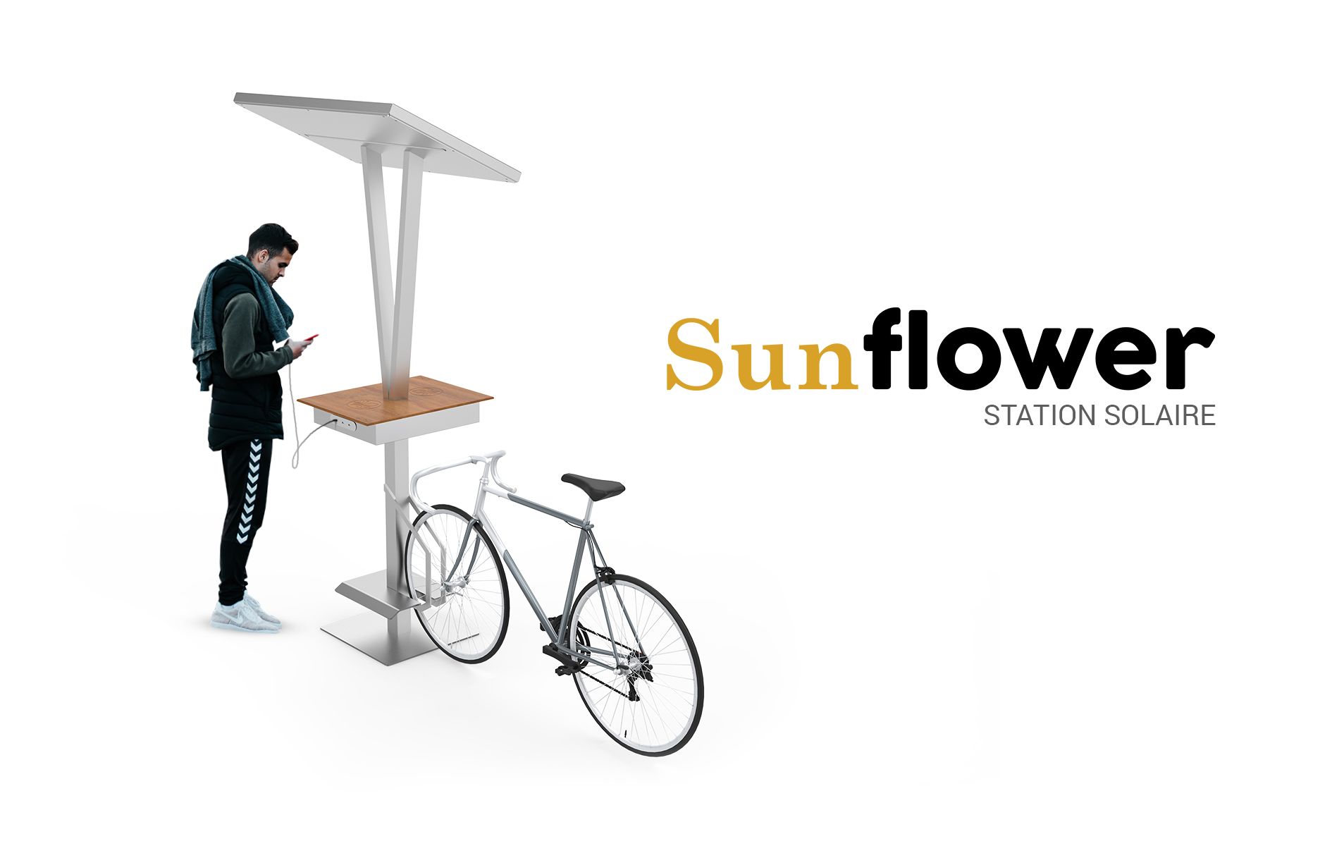 Station solaire Sunflower ZANO Smart City