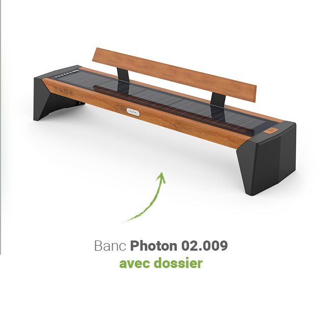 Banc Photon 02-009 avec dossier