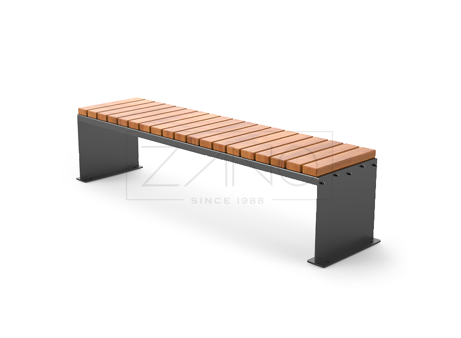 Version classique du banc urbain modulaire Domino